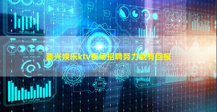 嘉兴娱乐ktv夜场招聘努力就有回报